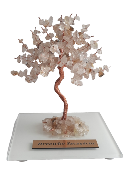 SPRZEDANE – Drzewko Szczęścia Kamień księżycowy 12cm (1706)