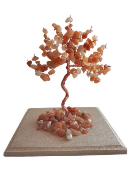 Drzewko Szczęścia Awenturyn czerwony 11,5cm (1668)