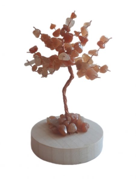 Drzewko Szczęścia Awenturyn czerwony 11cm (1733)