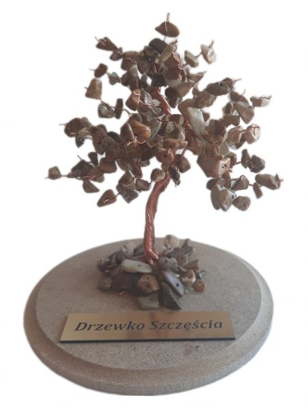 Drzewko Szczęścia Jaspis krajobrazowy 11cm (1730)