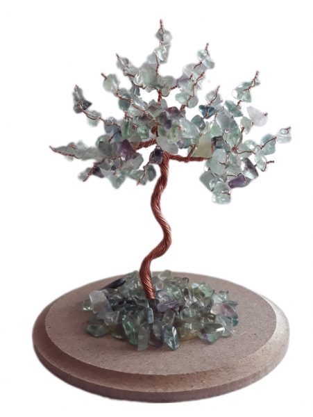 Drzewko Szczęścia Fluoryt 11cm (1673)