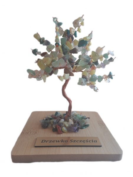 Drzewko Szczęścia Mix kamieni 12,5cm (1728)