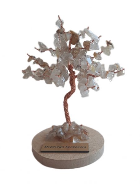 Drzewko Szczęścia Kamień księżycowy 8,5cm (1739)