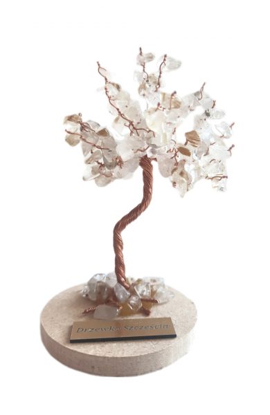 SPRZEDANE – Drzewko Szczęścia Kamień księżycowy 9cm (1734)