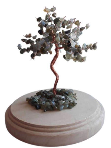 Drzewko Szczęścia Labradoryt 13cm (1640)