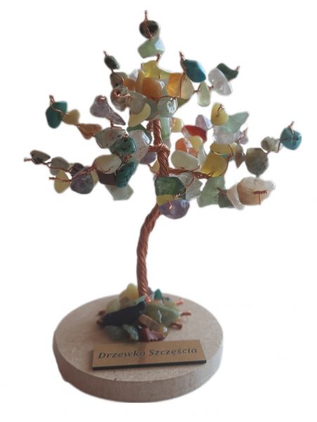 Drzewko Szczęścia Mix kamieni 9,5cm (1743)