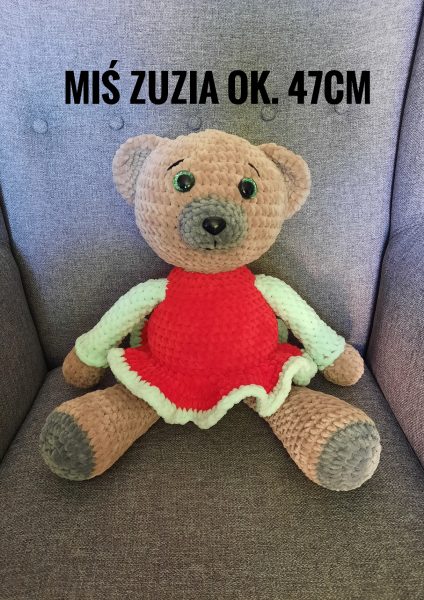 SPRZEDANE – Miś Zuzia ok. 47cm
