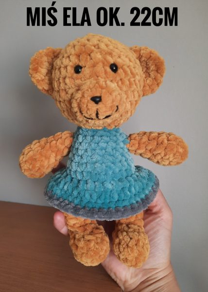 SPRZEDANE – Miś Ela ok. 22cm