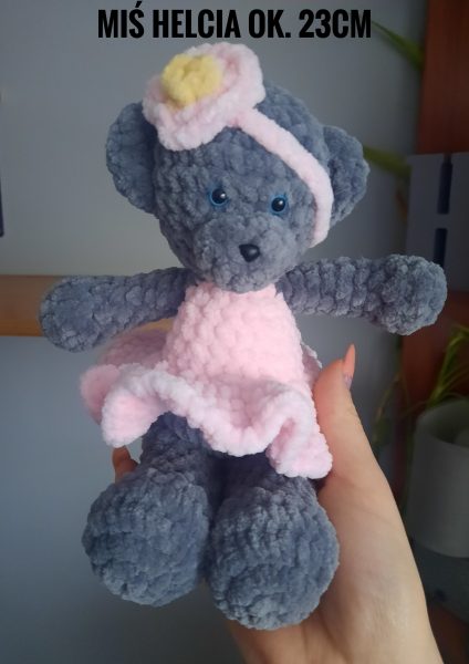 SPRZEDANE – Miś Helcia ok. 23cm