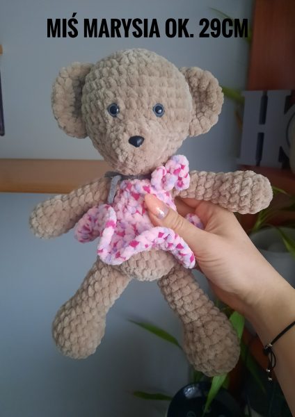 SPRZEDANE – Miś Marysia ok. 29cm
