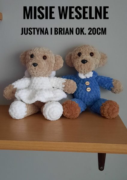 SPRZEDANE – Justyna i Brian ok. 20cm