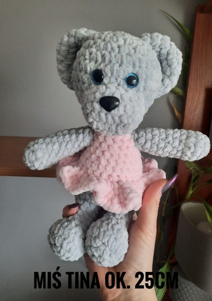 SPRZEDANE – Miś Tina ok. 25cm